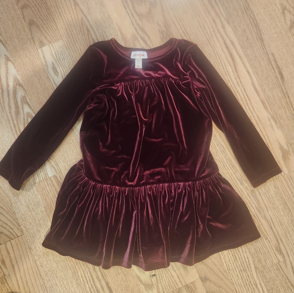 Girls Velvet Dress